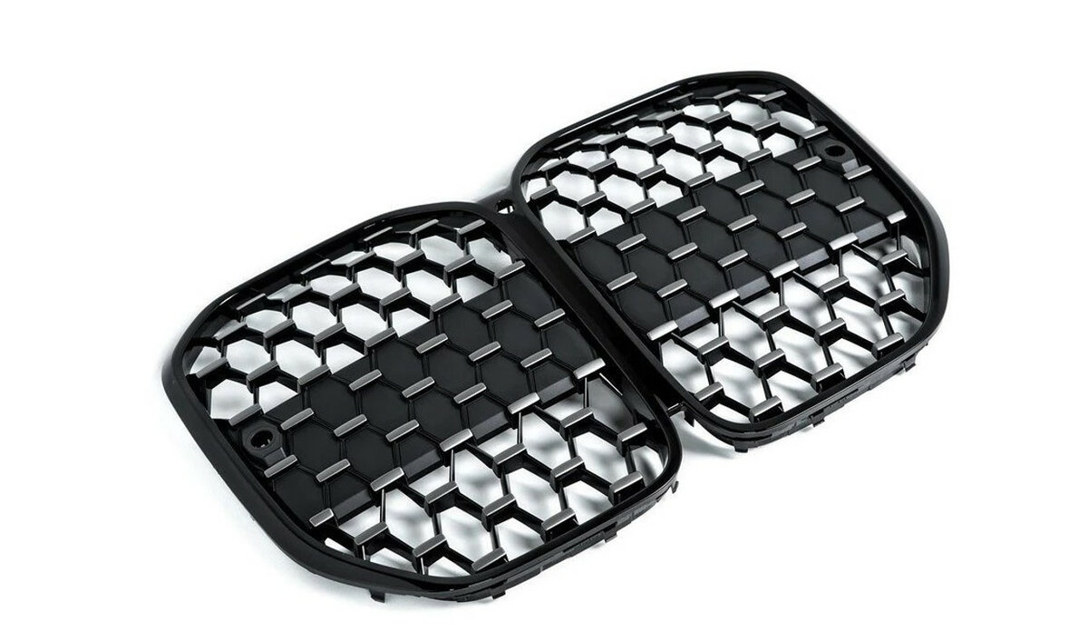 M performance grillen glanzend zwart met PSAP passend voor BMW 4 serie G22 coupe en G23 cabriolet origineel BMW