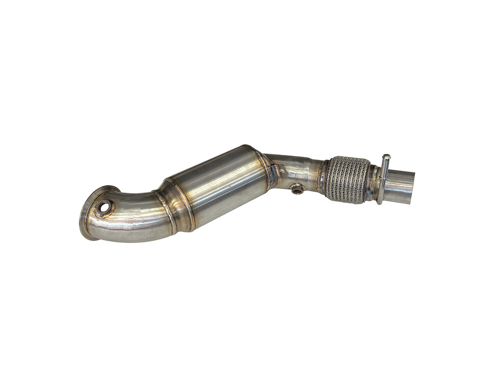 Downpipe passend voor BMW 1 serie F20 en F21 114i, 116i en 118i en BMW 3 serie F30 en F31 316i en 318i en 2 serie F22 en F23 218i N13 motor 