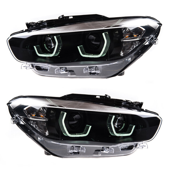 Angel eyes koplampen Full LED passend voor BMW 1 serie F20 LCI en F21 LCI