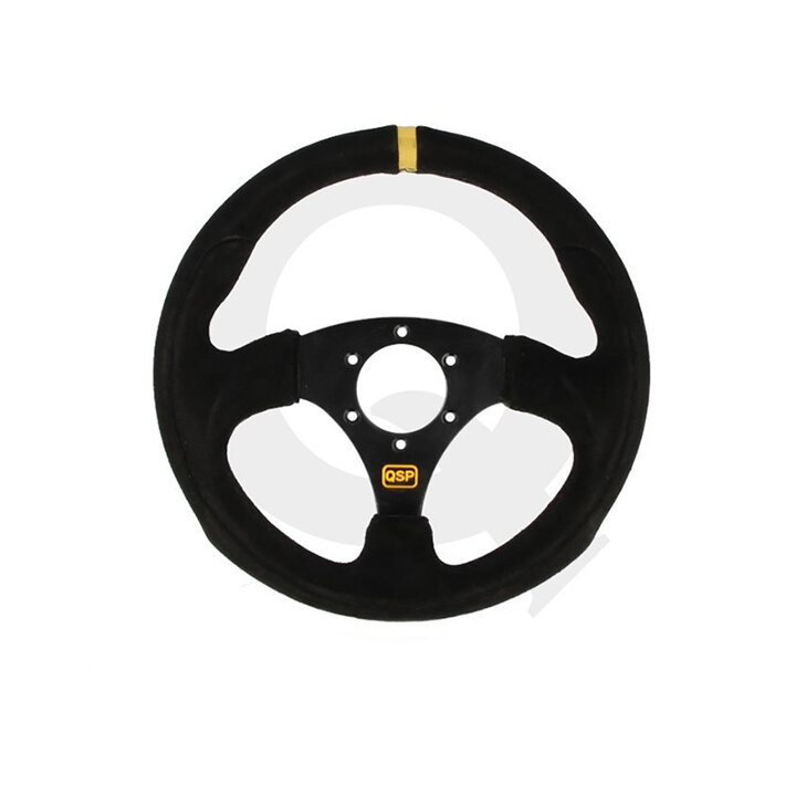 QSP stuur suede vlak 300mm
