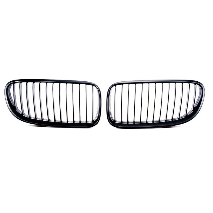 Mat zwarte grillen passend voor BMW 3 serie E92 LCI en E93 LCI model 2010 - 2013