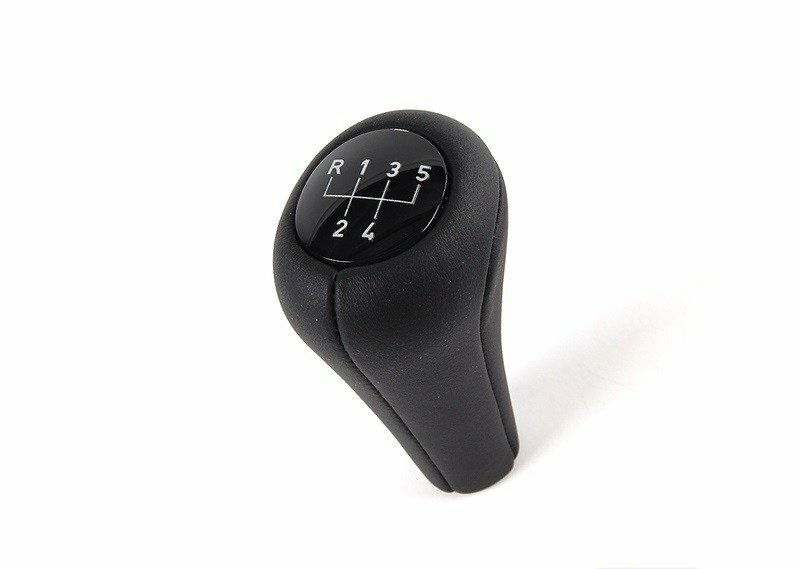 Pookknop 5 bak leder 