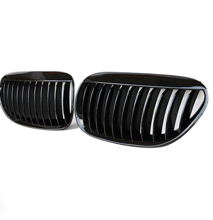 Glanzend zwarte grillen passend voor BMW 6 serie E63 en E64