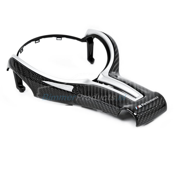 Stuuwiel afdekking carbon passend voor BMW F80 M3 F82 F83 M4 F10 M5 F06 F12 F13 M6 