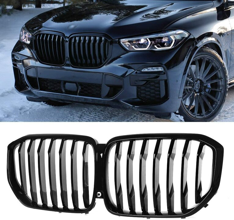 Hoogglans zwarte grill passend voor BMW X5 G05 ​​​​​​​model 2019 - 2023