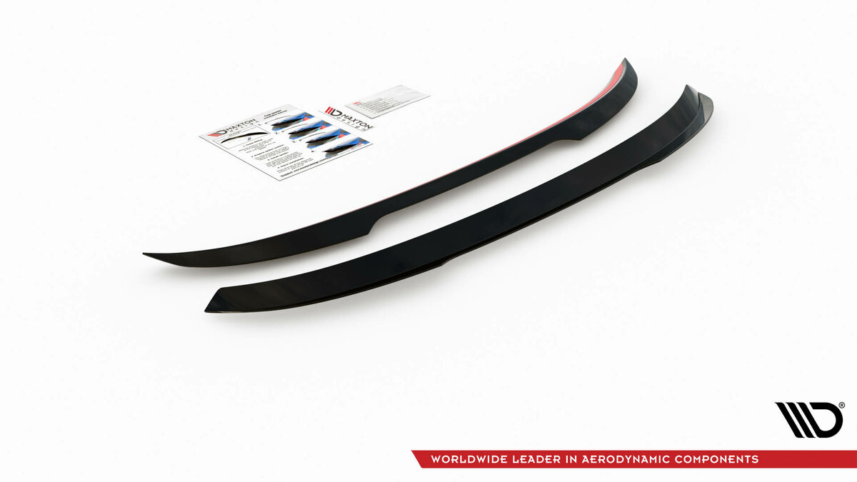 Maxton Design spoiler cap glanzend zwart passend voor BMW X1 F48 