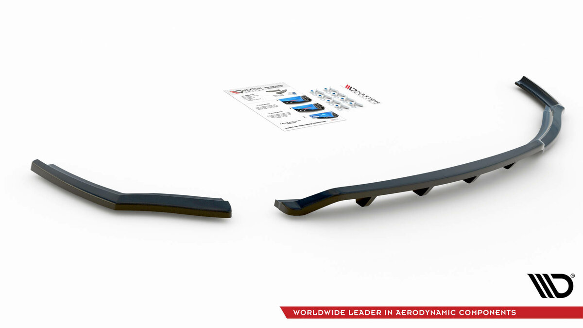 Diffusor aanzet passend voor BMW 1 serie F20 en F21 model 2012 - 2015 met standaard achterbumper Maxton Design