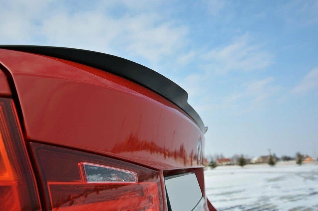 Kofferklep spoiler glanzend zwart passend voor BMW 3 serie F30 sedan Maxton Design