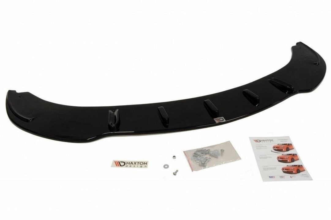 Front spoiler passend voor BMW 6 serie E63 en E64 met standaard voorbumper 2003 - 2007 versie 1 Maxton Design