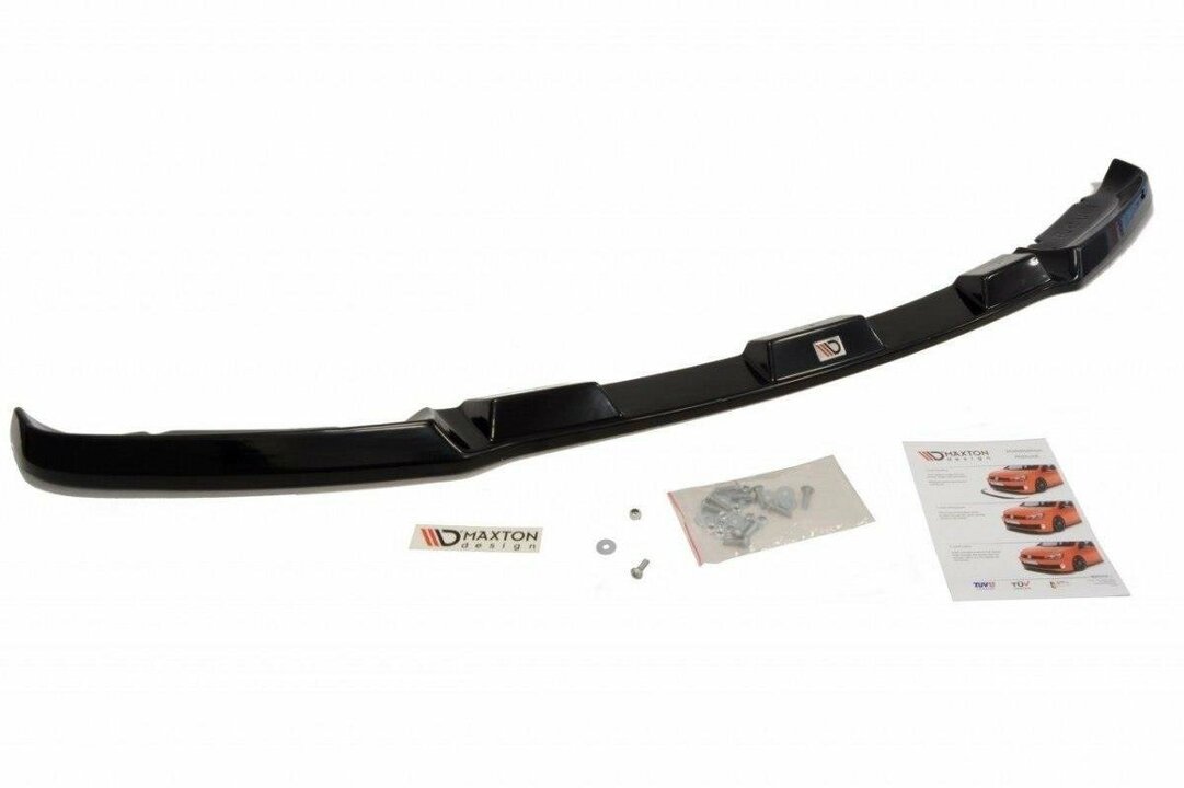 Frontsplitter glanzend zwart passend voor BMW X6 E71 Maxton Design