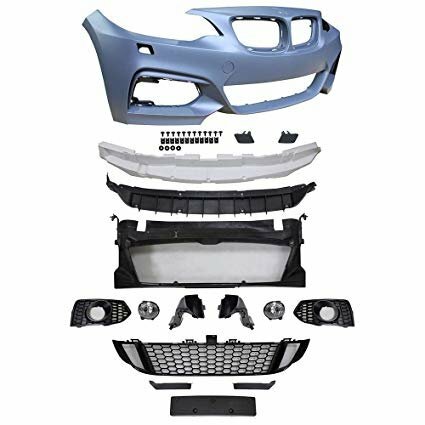 Sportlook voorbumper passend voor BMW 2 serie F22 en F23 zonder parkeersensoren