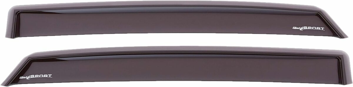 ClimAir zijwindschermen achterportieren dark passend voor BMW 1 serie E87 5 deurs