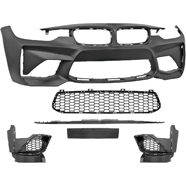 EVO 2 look bumper passend voor BMW 3 serie F30 en F31 model 2012 - 2019 