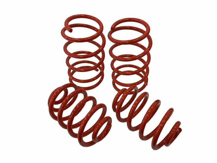 BimmerFahrwerke Sport verlagingsveren BMW 1 serie F20 en F21 114i, 116i, 118i en 120i 35mm/45mm