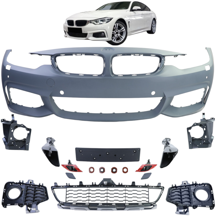 Sportlook voorbumper passend voor BMW 4 serie F32, F33 en F36