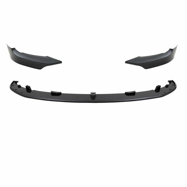 Frontlip carbon look passend voor BMW 3 serie E92 LCI en E93 LCI model 2010 - 2013 met M pakket voorbumper