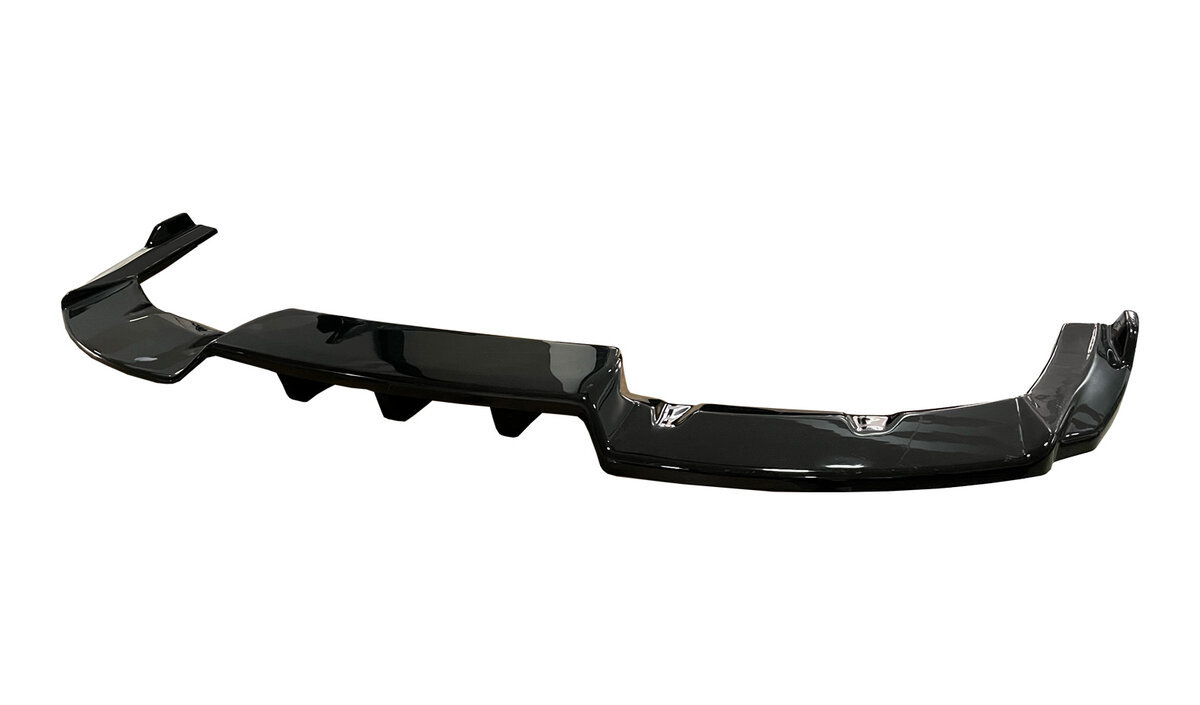  Glanzend zwarte diffuser passend voor BMW iX i20 met M pakket achterbumper