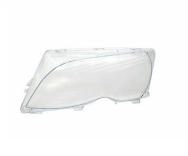 Koplampglas passend voor BMW 3 serie E46 sedan en touring facelift model 2001 - 2005 bestuurderskant
