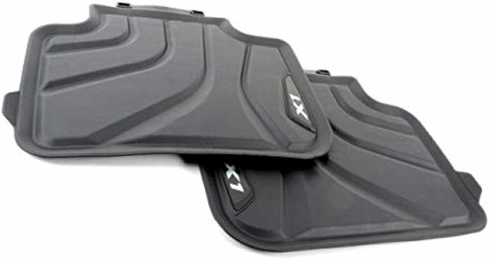 Weerbestendige vloermatten achterzijde zwart passend voor BMW X1 F48 origineel BMW