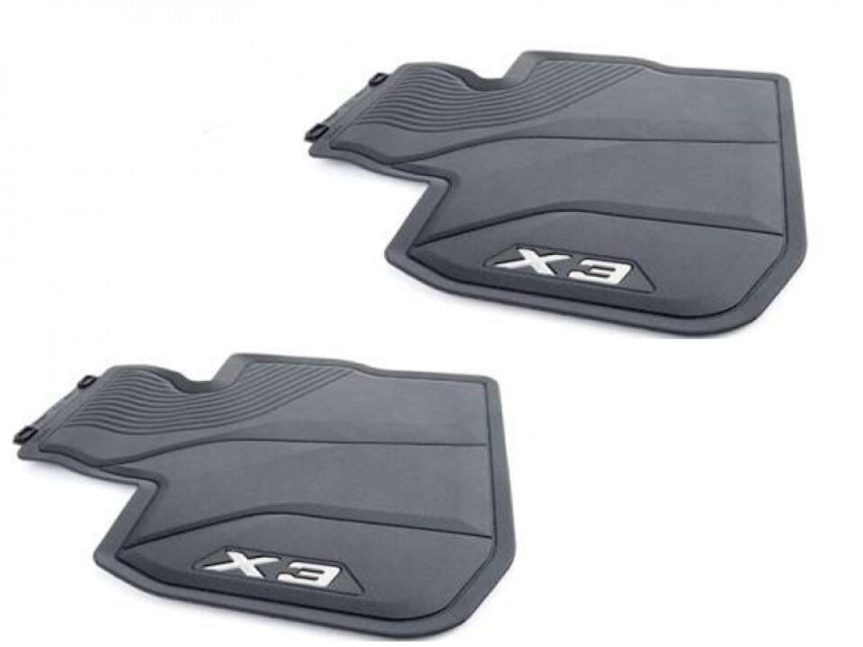 Rubber matten passend voor BMW X3 G01 achterzijde origineel BMW