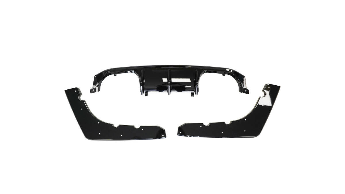 Diffuser glanzend zwart passend voor BMW M3 F80, M4 F82 en M4 F83