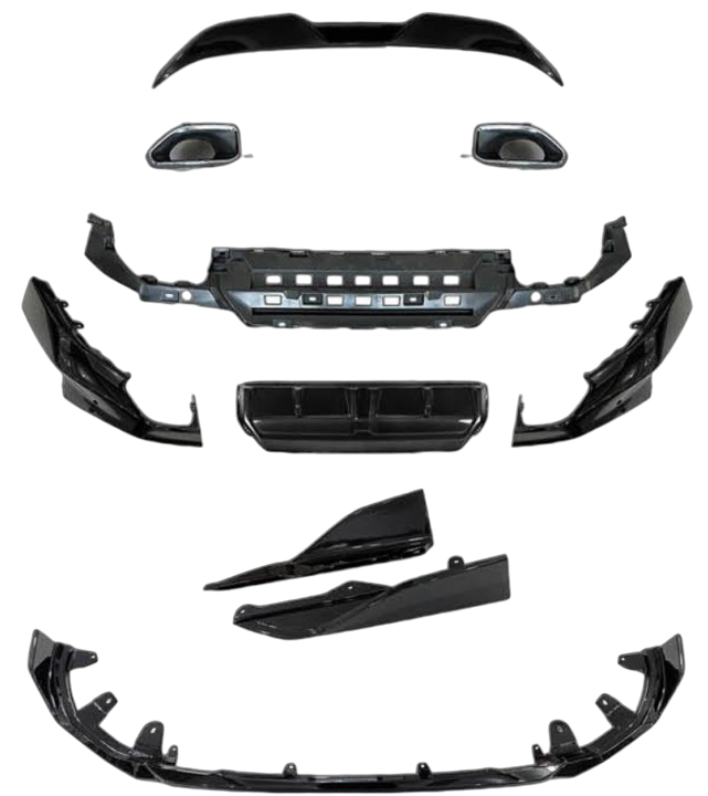 Performance look aanzetpakket passend voor BMW 2 serie G42 met M pakket bumpers