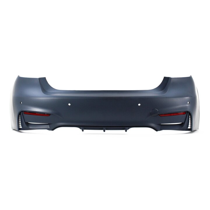 EVO look achterbumper passend voor BMW 3 serie F30 sedan model 2012 - 2019
