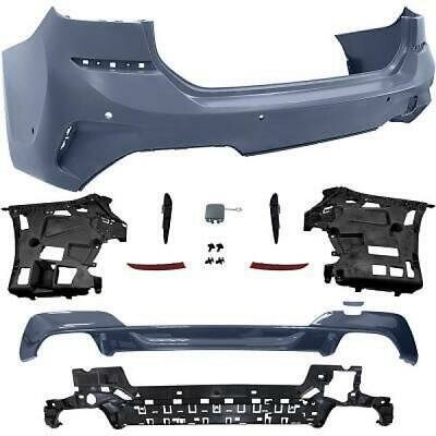 Sportlook achterbumper passend voor BMW 3 serie G21 touring met zes PDC gaten model 2019 - 2022