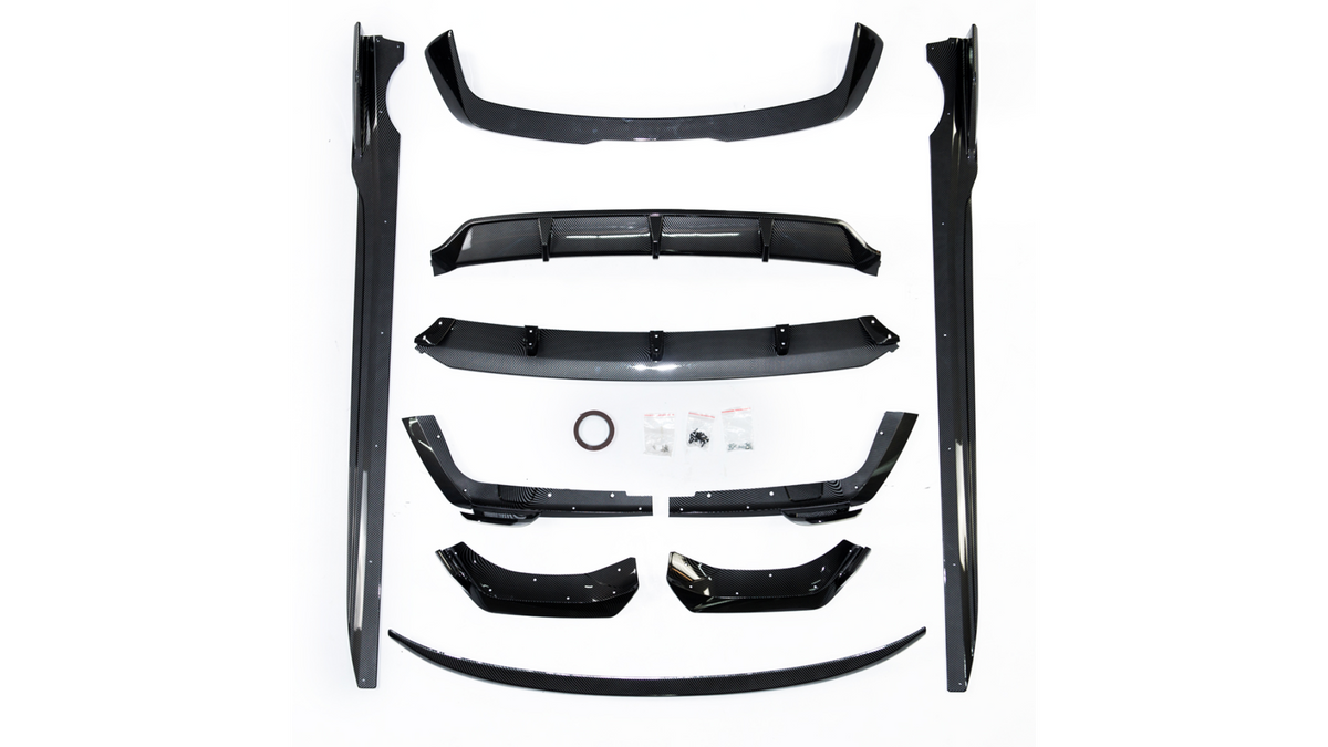 Aero kit carbon look passend voor BMW X7 G07 met M pakket