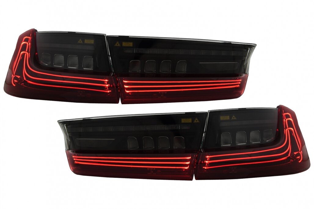 Full LED red laser look achterlichten passend voor BMW 3 serie G20 sedan model 2018 - 2022 