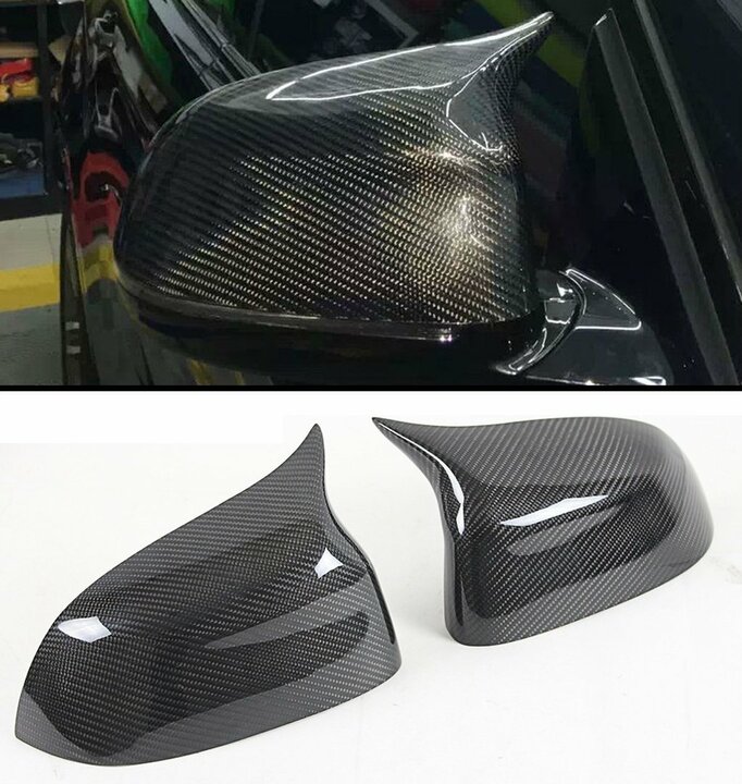 Carbon spiegelkappen passend voor BMW X3 F25, X4 F26, X5 F15 en X6 F16 