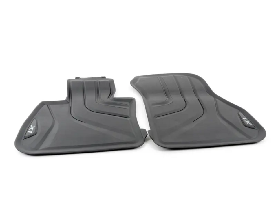 Weerbestendige vloermatten voorzijde zwart passend voor BMW X1 F48 origineel BMW