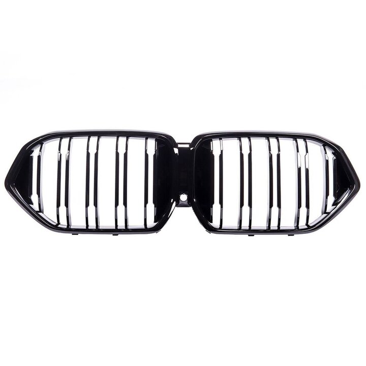 Grillen dubbelspijls glanzend zwart passend voor BMW X6 G06