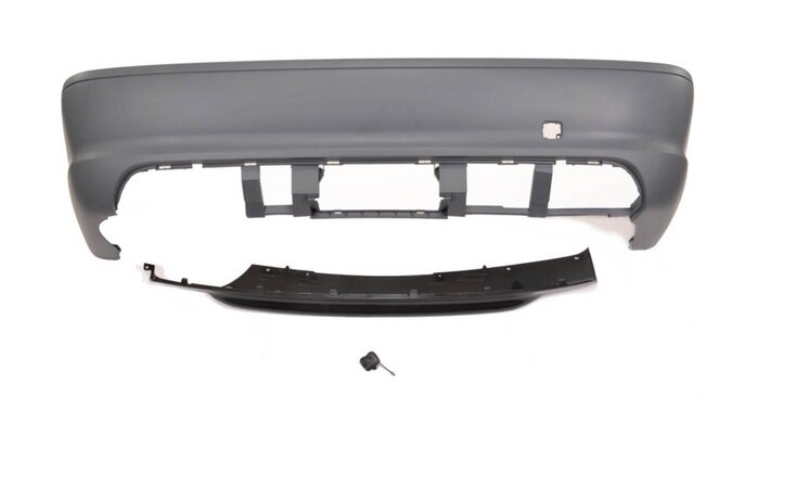Sportlook achterbumper passend voor BMW 3 serie E46 coupe en cabrio zonder PDC