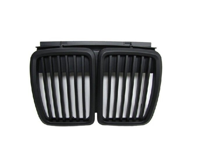 Mat zwarte grillen passend BMW 3 serie E30