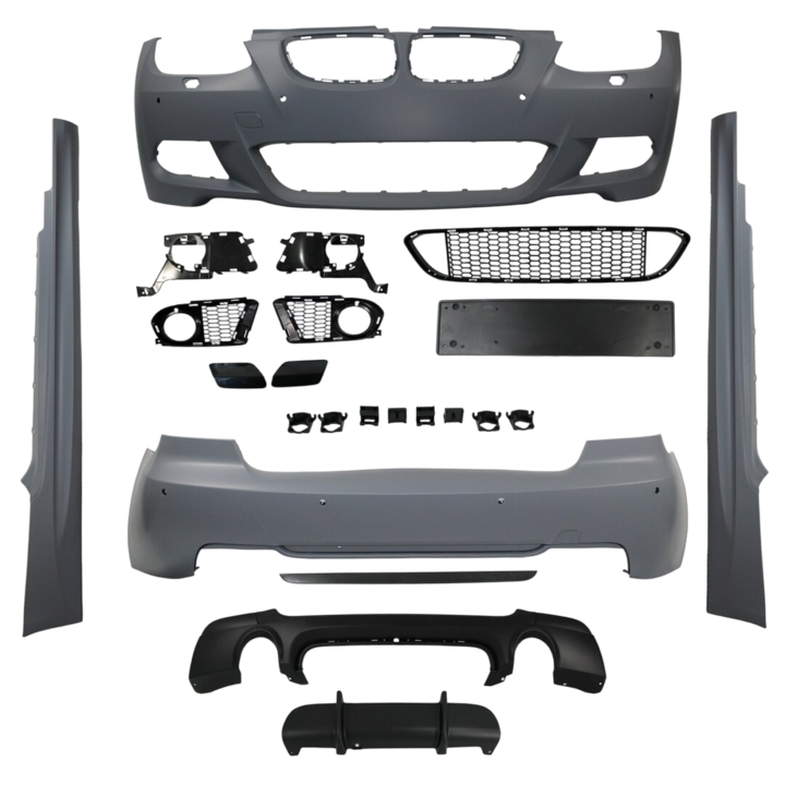 Sport look pakket passend voor BMW 3 serie E92 en E93 335i diffuser model 2006 - 2010 