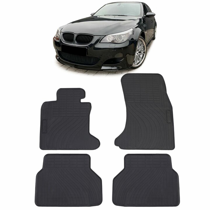 Rubber matten passend voor BMW 5 serie E60 en E61