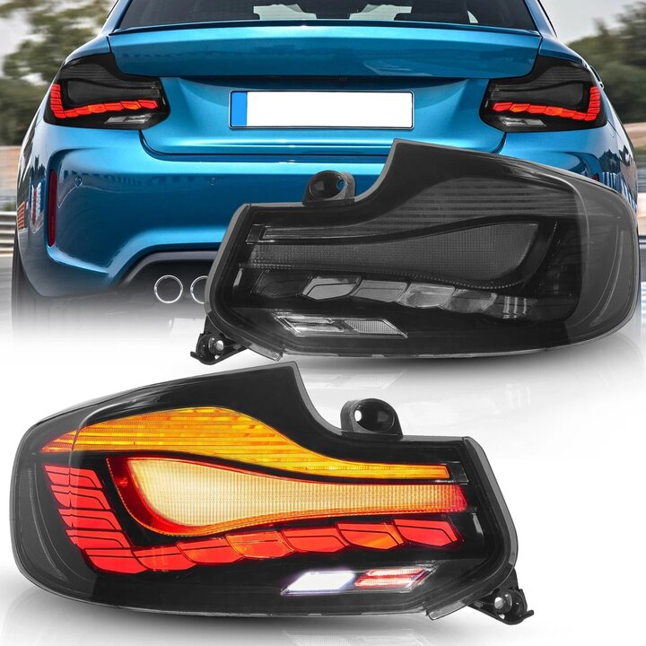 OLED Achterlichten smoke passend voor BMW 2 serie F22, F23 en M2 F87 model 2013 - 2021