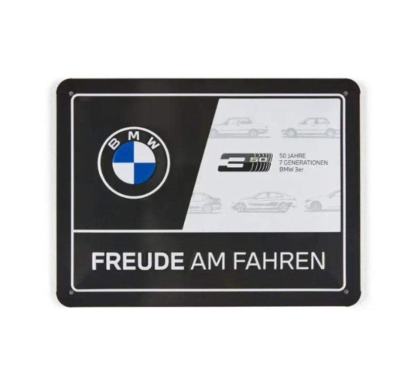 BMW bord Freude am Fahren origineel BMW