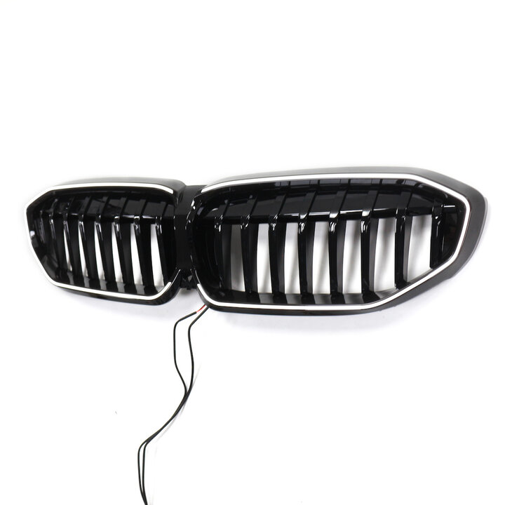 Grillen glanzend zwart met LED verlichting passend voor BMW 3 serie G20 en G21 model 2019 - 2022