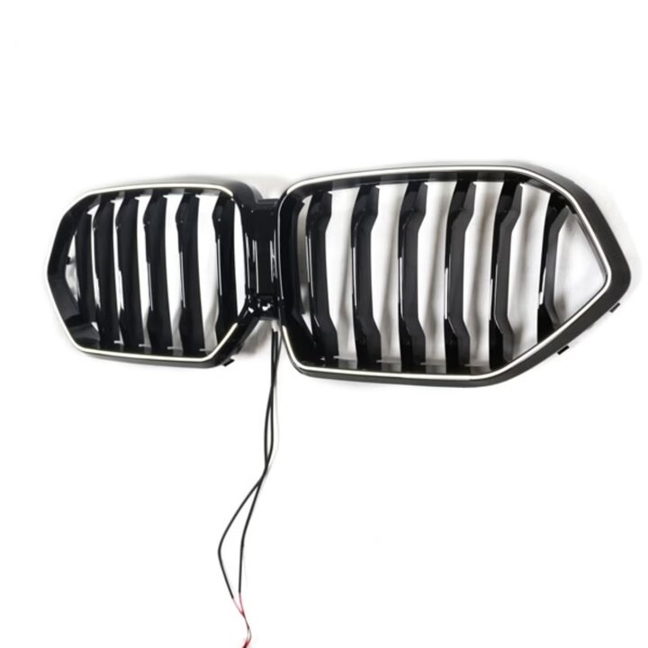 Grillen glanzend zwart met LED verlichting passend voor BMW X6 G06 model 2019 - 2023