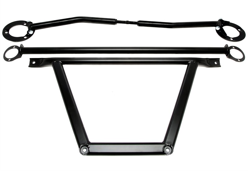 Veerpootbrug set zwart passend voor BMW 3 serie E36 sedan met 4 cilinder M40 