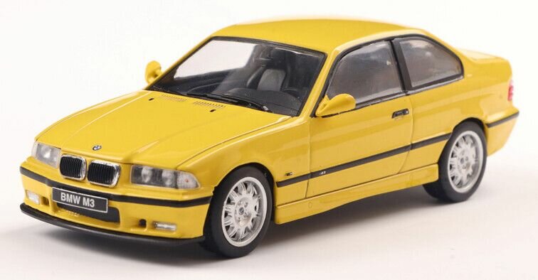 BMW M3 (E36), geel , schaal 1:43 Solido