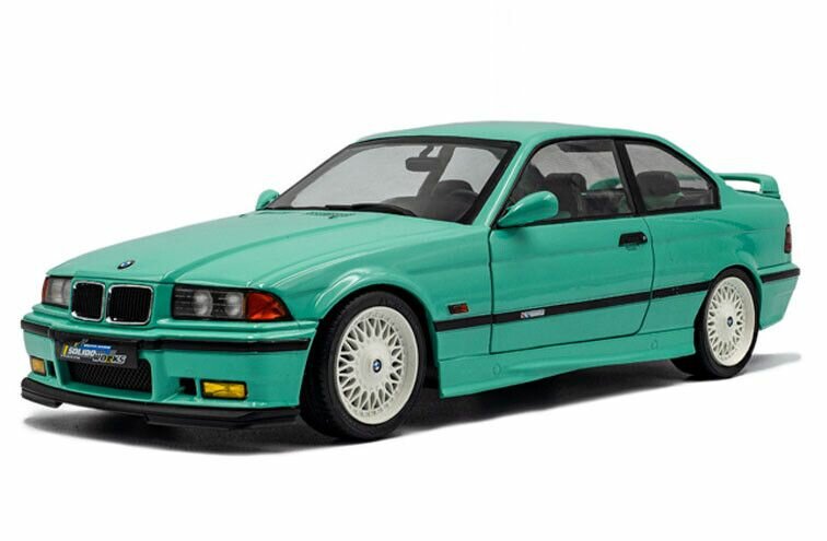 BMW M3 E36 coupe mint green schaal 1:18 solido