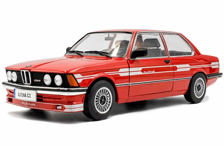 BMW 323I E21 Alpina rood schaal 1:18 Solido