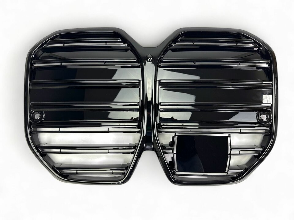 Glanzend zwarte grillen passend voor BMW i4 G26 Gran Coupe glanzend zwart