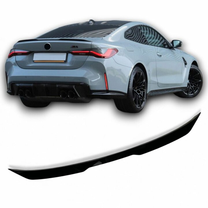 Performance look spoiler glanzend zwart passend voor BMW 4 serie G22