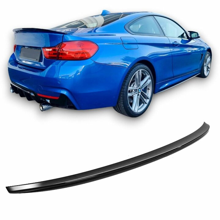 Performance look achterspoiler glanzend zwart passend voor BMW 4 serie F32 coupe