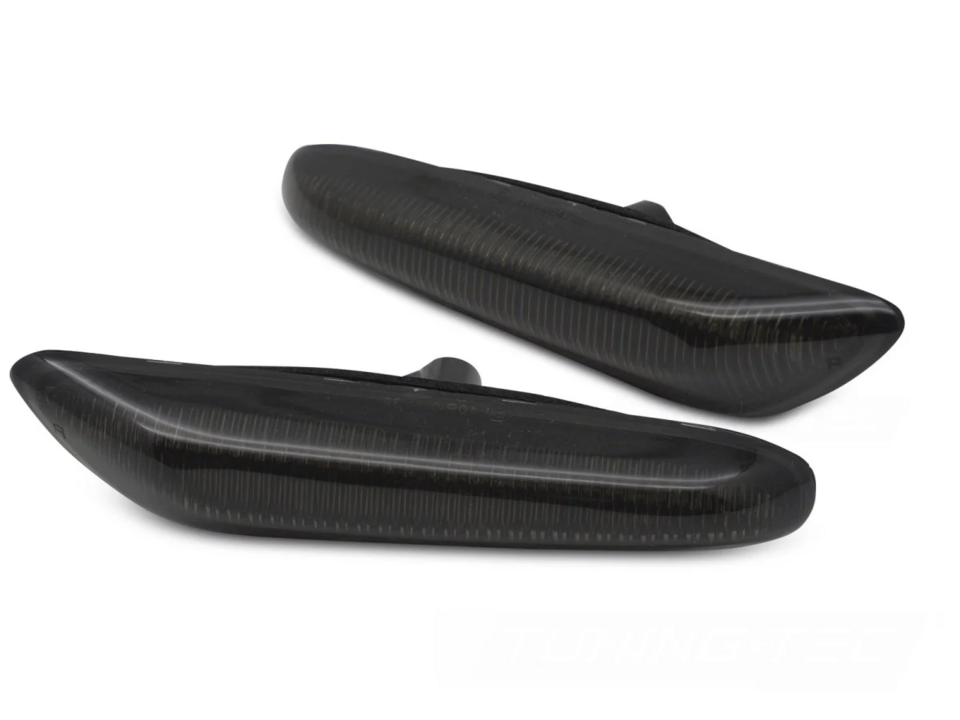 Smoke LED zijknipperlichten V2 passend voor BMW 1 serie E81, E82, E87 en E88 en BMW 3 serie E46, E90, E91, E92 en E93, 5 serie E60 en E61, X1 E84 en X3 E83