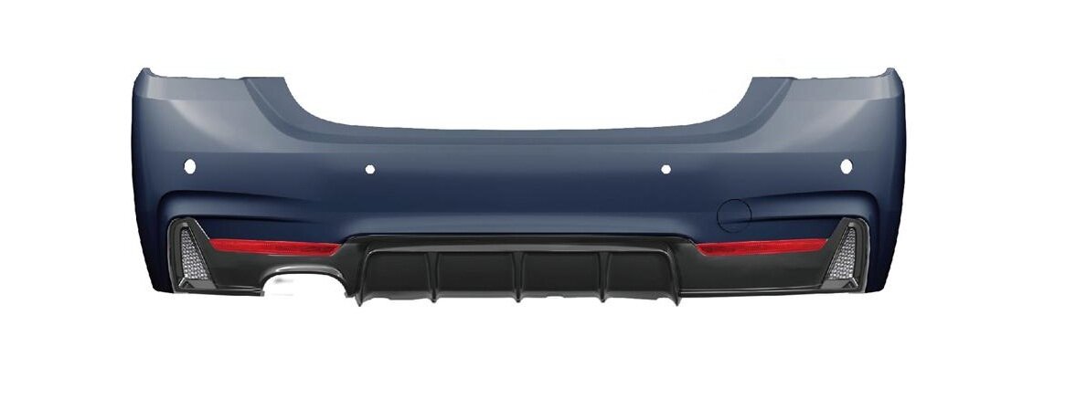 Performance look achterbumper passend voor BMW 4 serie F32 coupe en F33 cabrio
